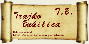 Trajko Bukilica vizit kartica